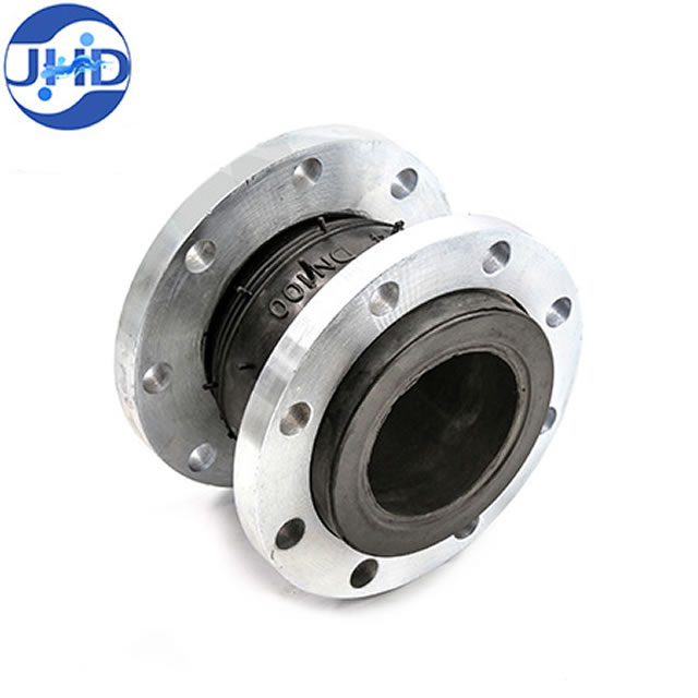 Galvanized carbon steel flange rubber expansion joint